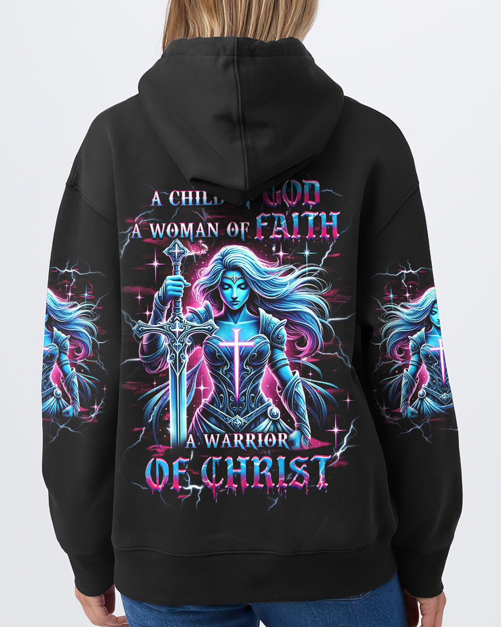 A Child Of God A Woman Of Faith Women's All Over Print Shirt - Yhhg2001253
