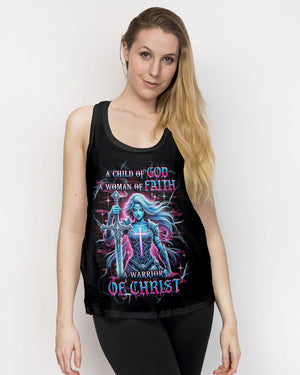 A Child Of God A Woman Of Faith Women's All Over Print Shirt - Yhhg2001253