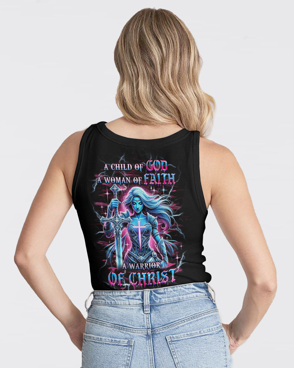 A Child Of God A Woman Of Faith Women's All Over Print Shirt - Yhhg2001253