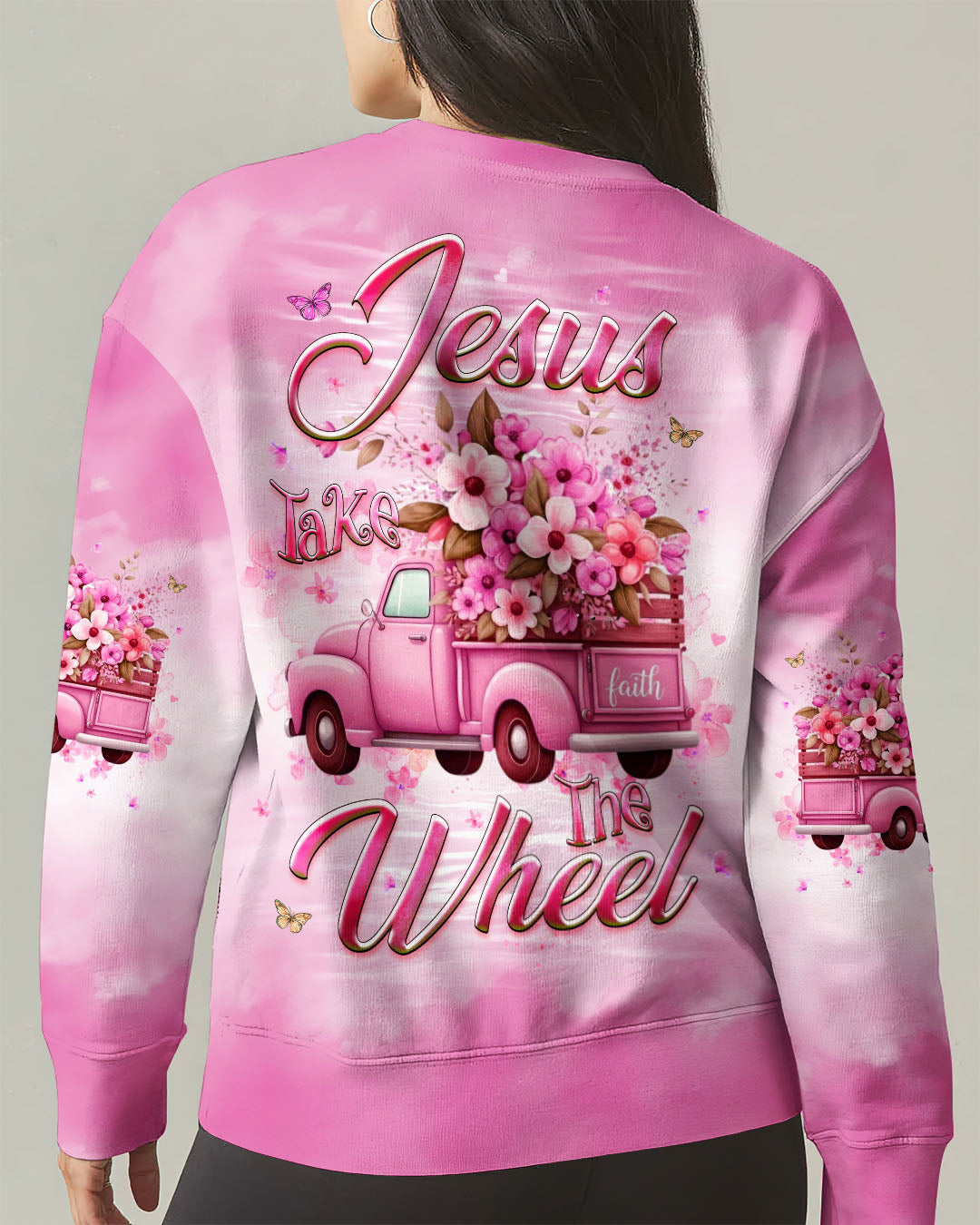 Jesus Take The Wheel Women's All Over Print Shirt - Yhhg2001262