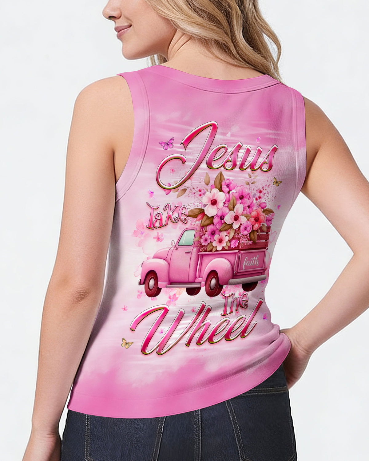 Jesus Take The Wheel Women's All Over Print Shirt - Yhhg2001262