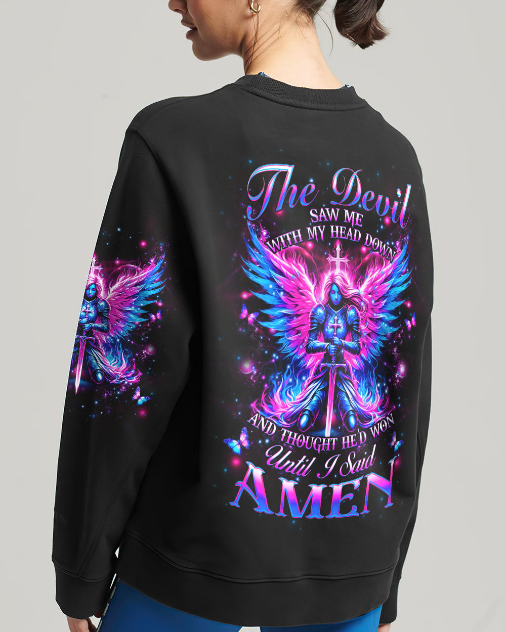 The Devil Saw Me With My Head Down Women's All Over Print Shirt - Yhhg2009243