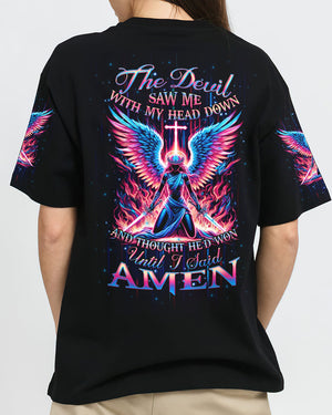 The Devil Saw Me With My Head Down Women's All Over Print Shirt - Yhhg2204243