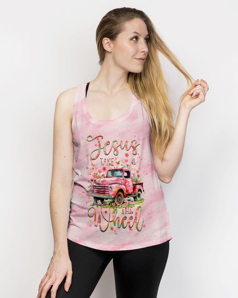 Jesus Take The Wheel Women's All Over Print Shirt - Yhhg2307243