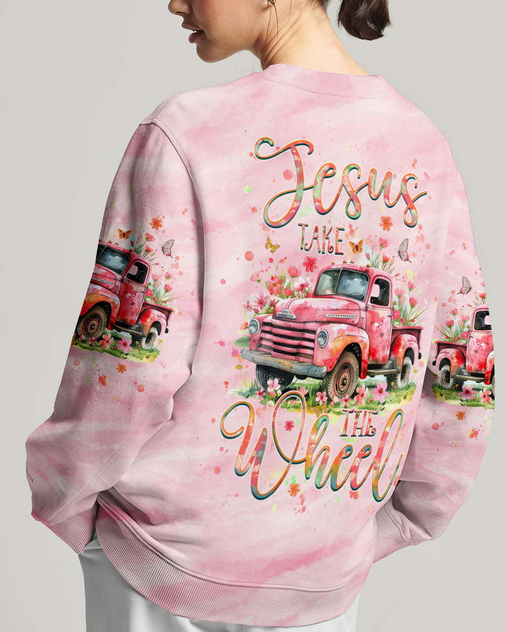 Jesus Take The Wheel Women's All Over Print Shirt - Yhhg2307243