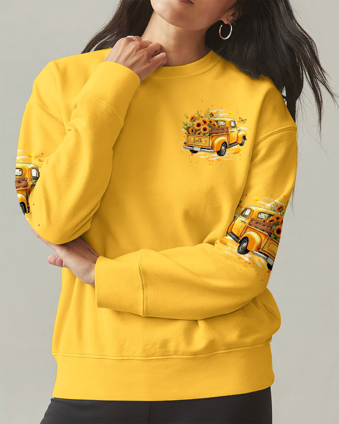 Jesus Take The Wheel Sunflower Women's All Over Print Shirt - Yhhg2601261