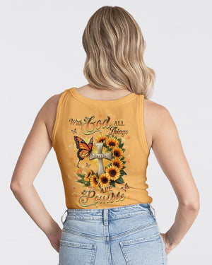 With God All Things Are Possible Women's All Over Print Shirt - Yhhg2702252