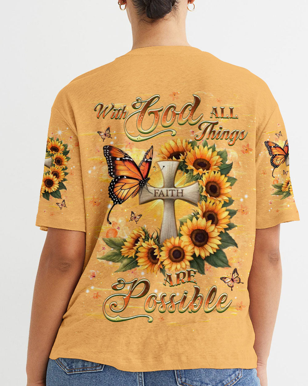 With God All Things Are Possible Women's All Over Print Shirt - Yhhg2702252