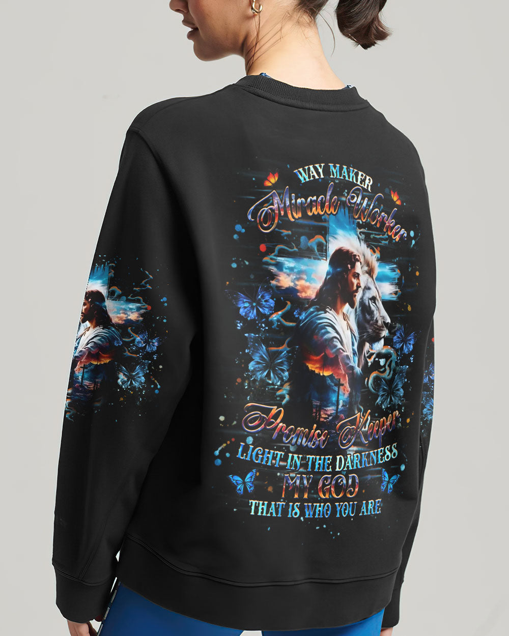 Way Maker Miracle Worker Cross Women's All Over Print Shirt - Yhhg2706254