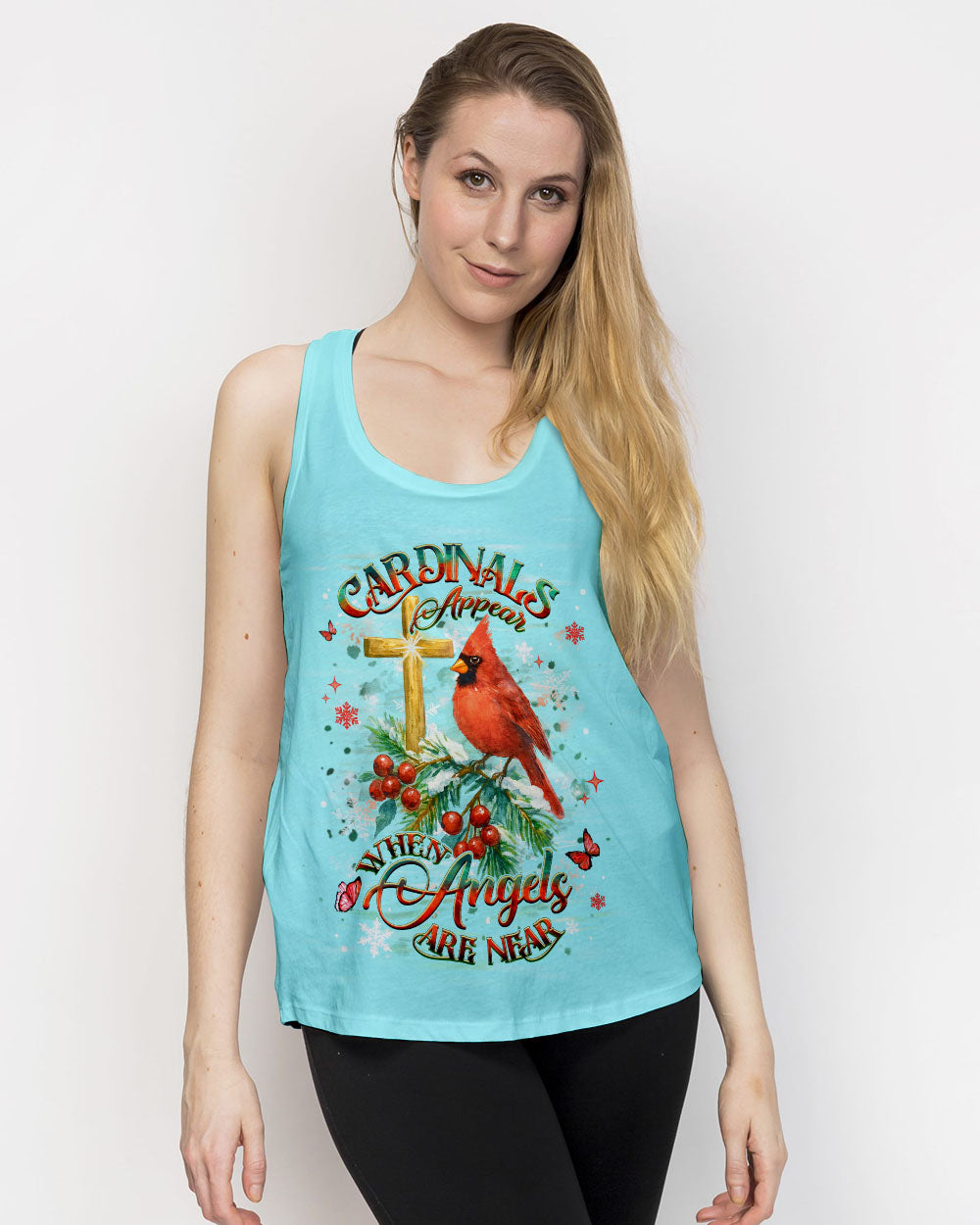 When Cardinals Appear Angels Are Near Women's All Over Print Shirt - Yhhg2810251