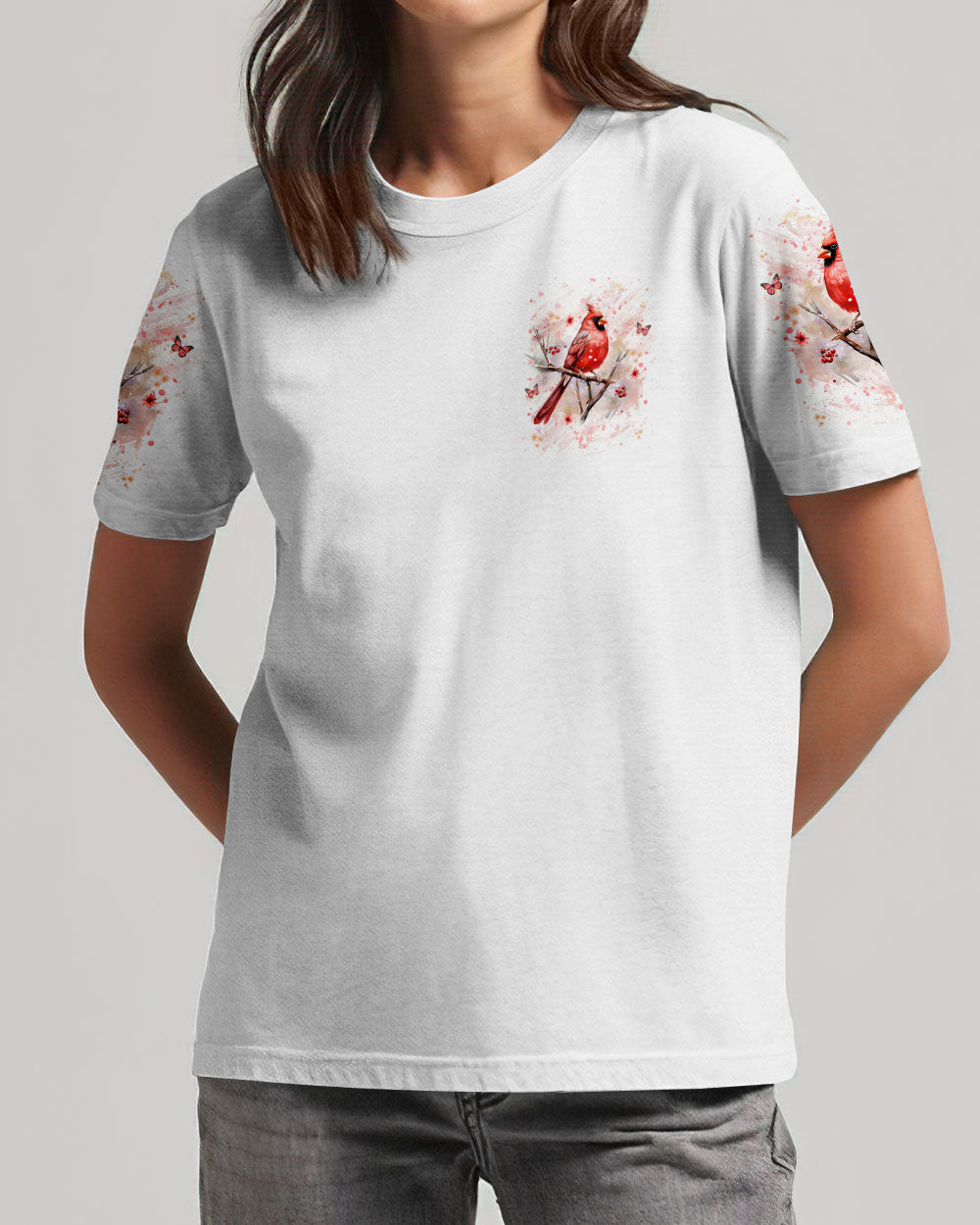 When Cardinals Appear Angels Are Near Women's All Over Print Shirt - Yhhg2907242