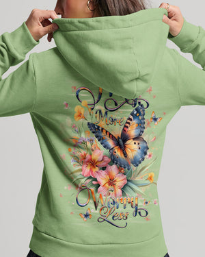 Pray More Worry Less Women's All Over Print Shirt - Yhhg2912251
