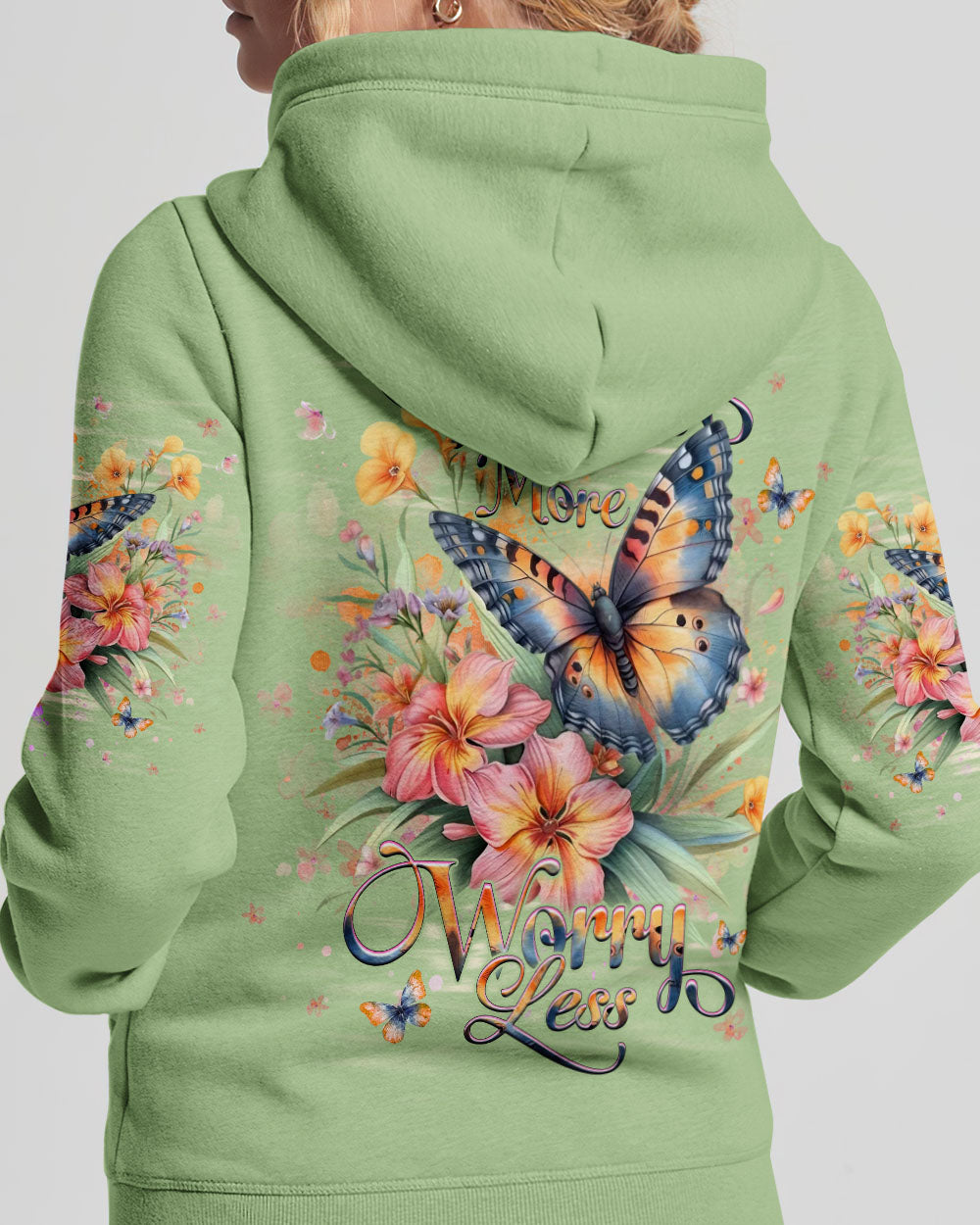 Pray More Worry Less Women's All Over Print Shirt - Yhhg2912251