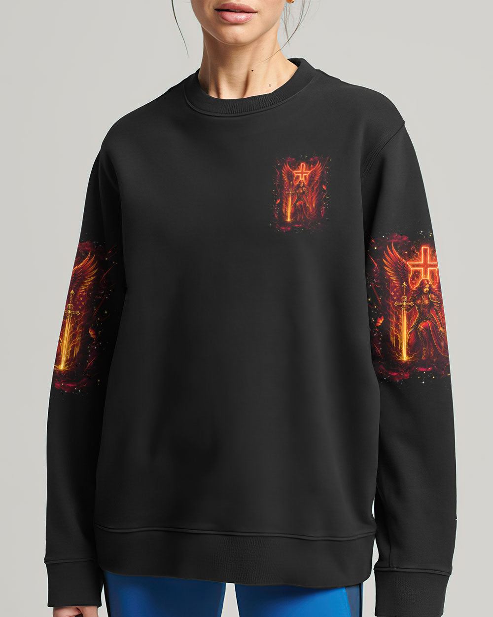 She Who Kneels Before God Women's All Over Print Shirt - Yhhg3107253