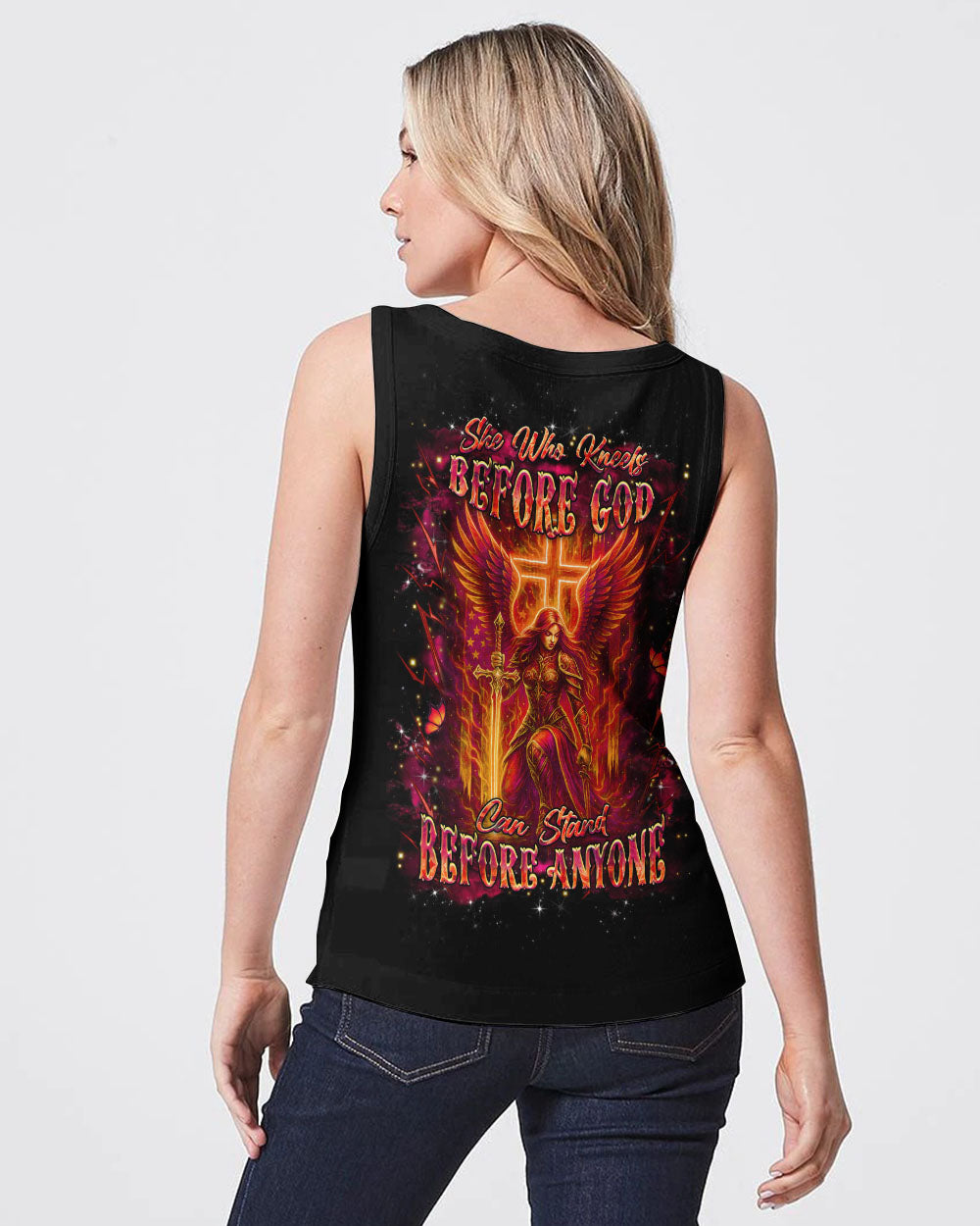 She Who Kneels Before God Women's All Over Print Shirt - Yhhg3107253