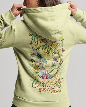 When Dragonflies Appear Angels Are Near Women's All Over Print Shirt - Yhhg3112243