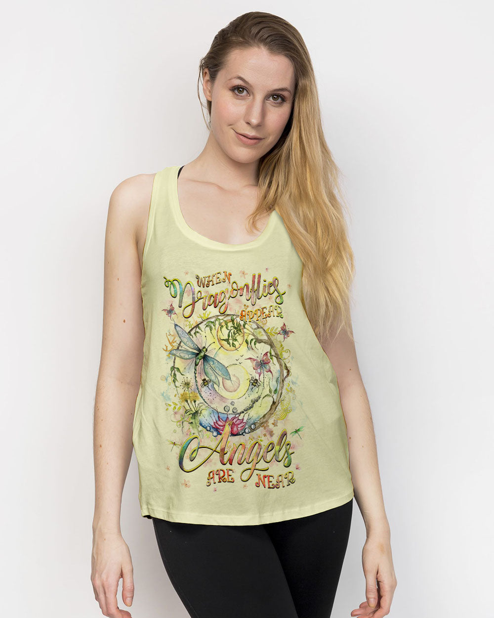 When Dragonflies Appear Angels Are Near Women's All Over Print Shirt - Yhhg3112243