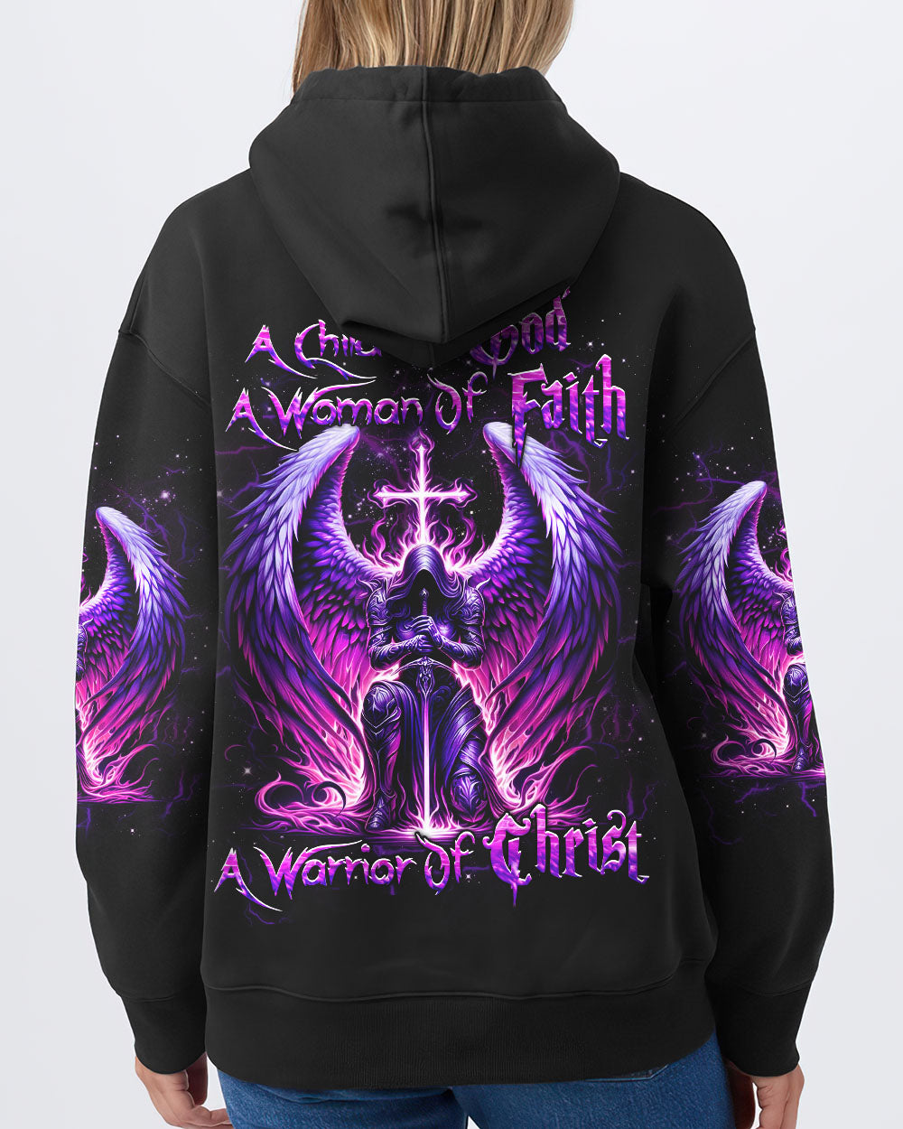 A Child Of God A Woman Of Faith Women's All Over Print Shirt - Yhhn0410243