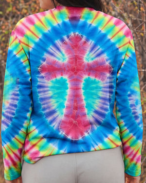 Colorful Swirl Cross Women's All Over Print Shirt - Yhhn0601263