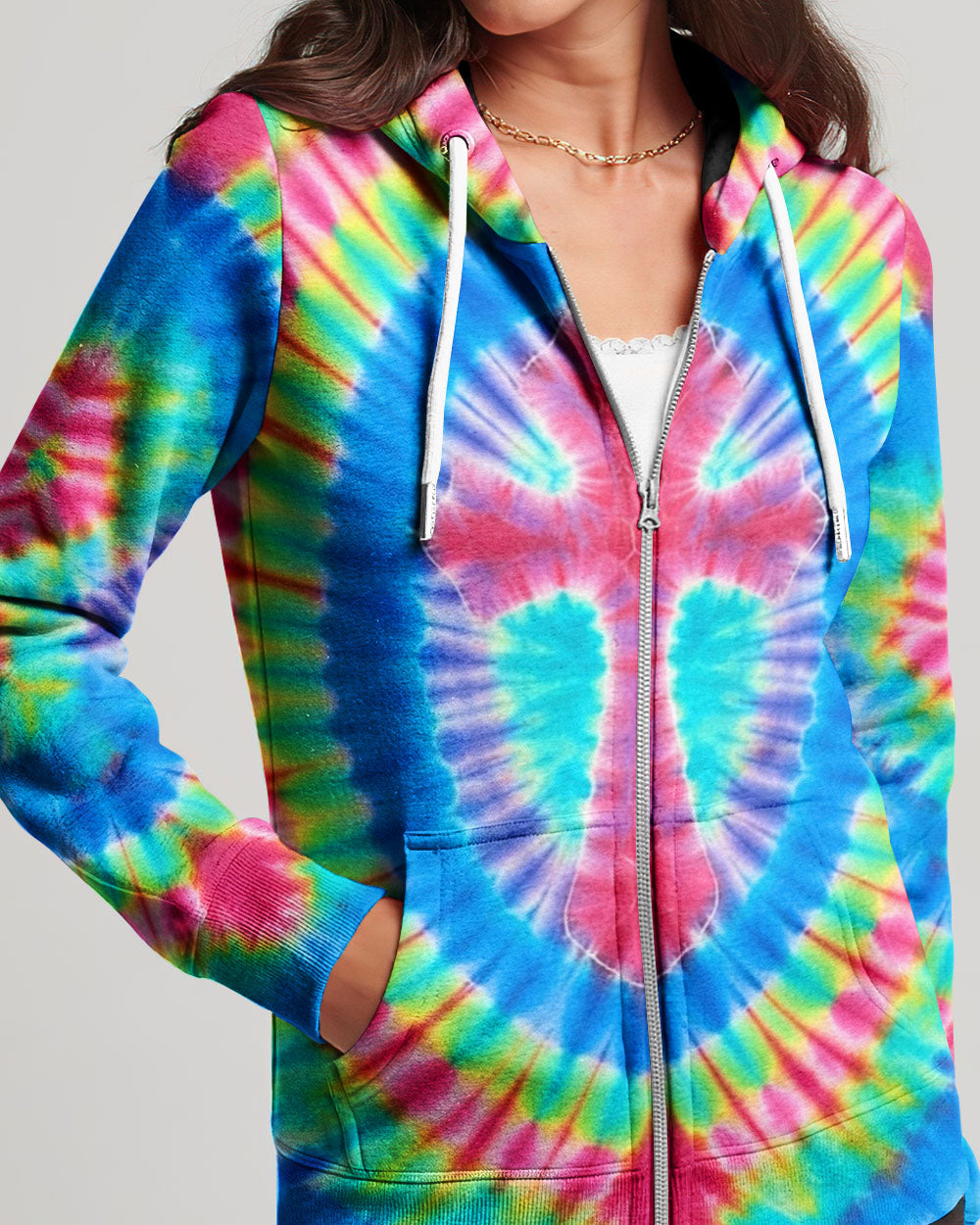 Colorful Swirl Cross Women's All Over Print Shirt - Yhhn0601263