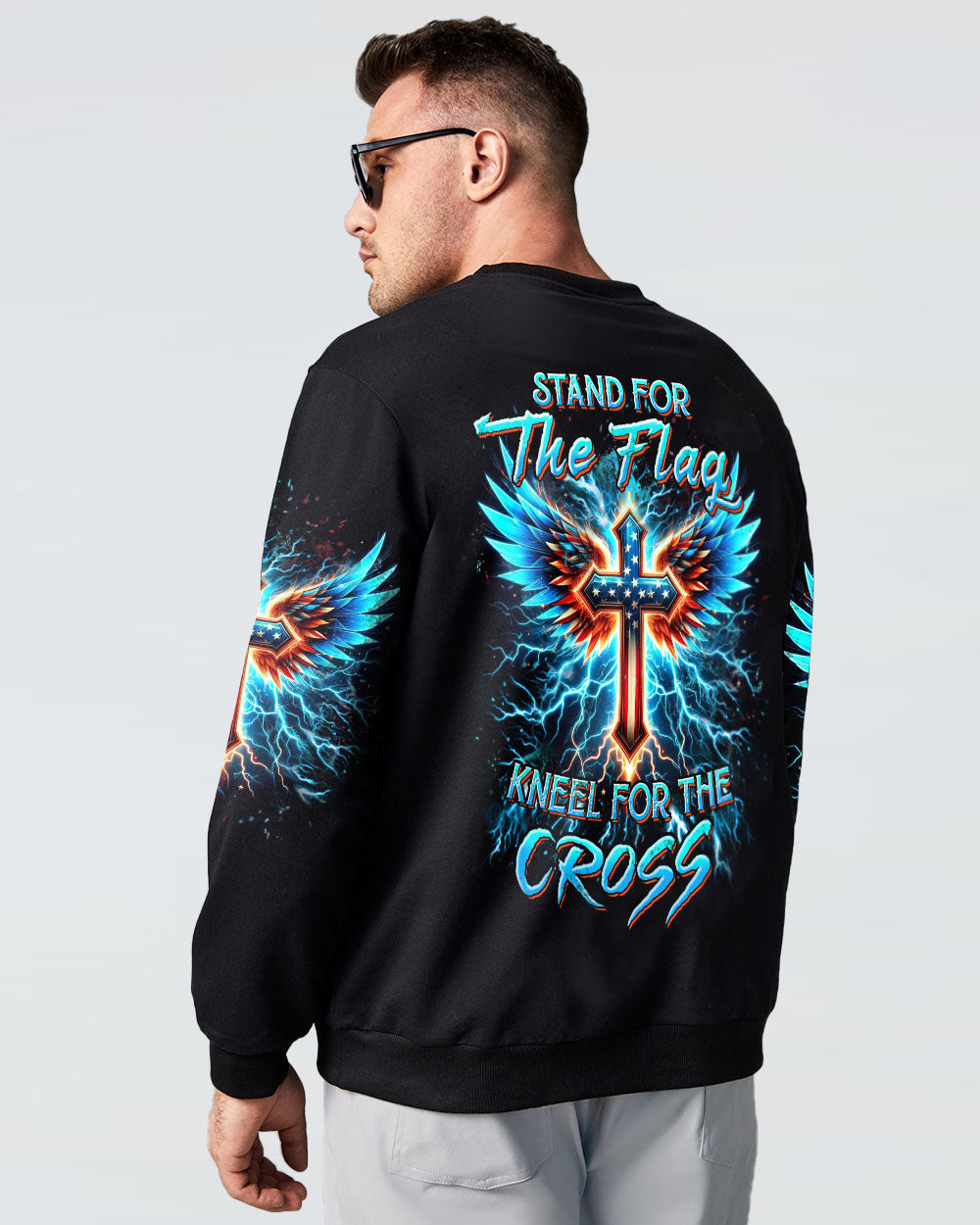 Stand For The Flag Kneel For The Cross Men's All Over Print Shirt - Yhhn0901243