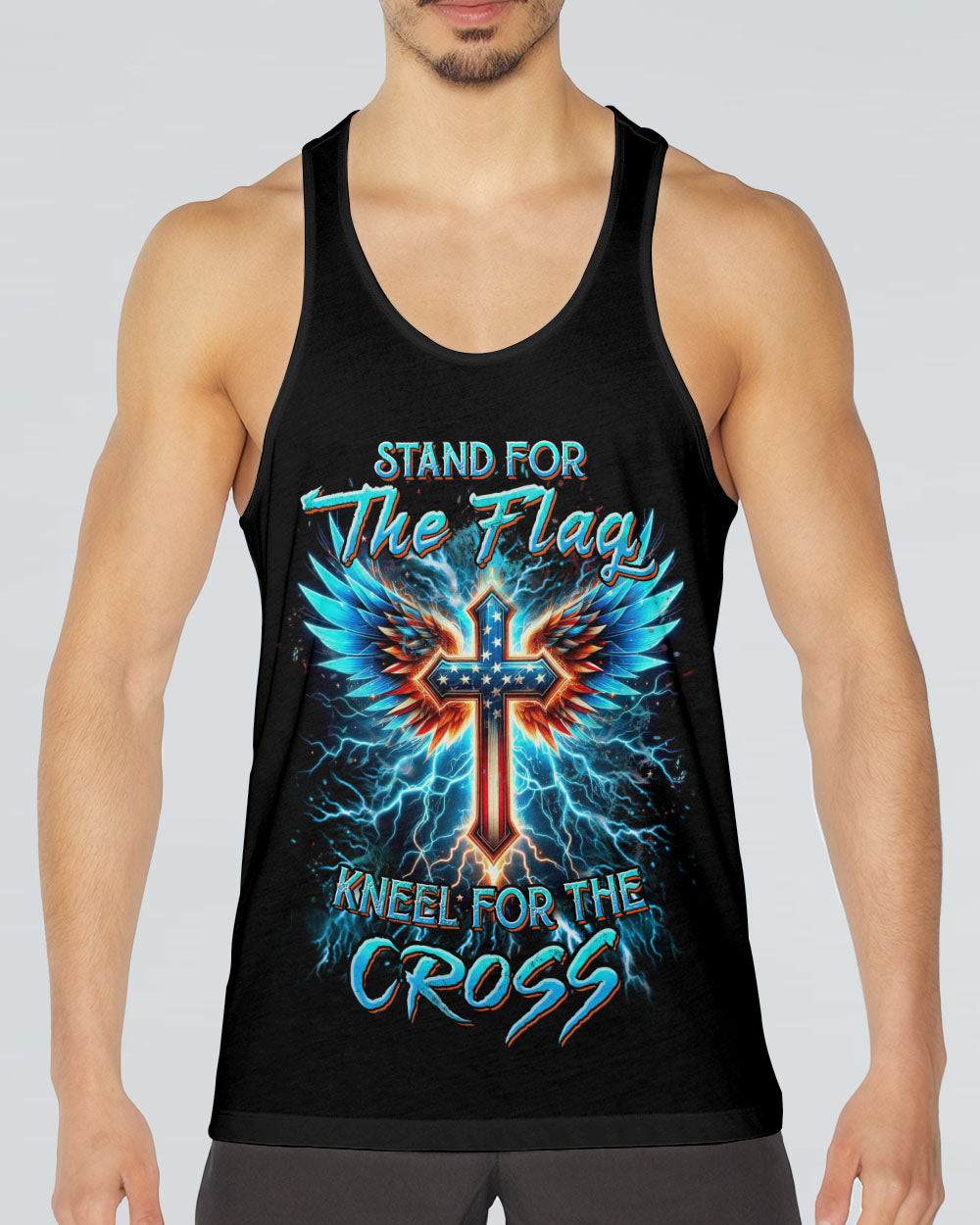 Stand For The Flag Kneel For The Cross Men's All Over Print Shirt - Yhhn0901243