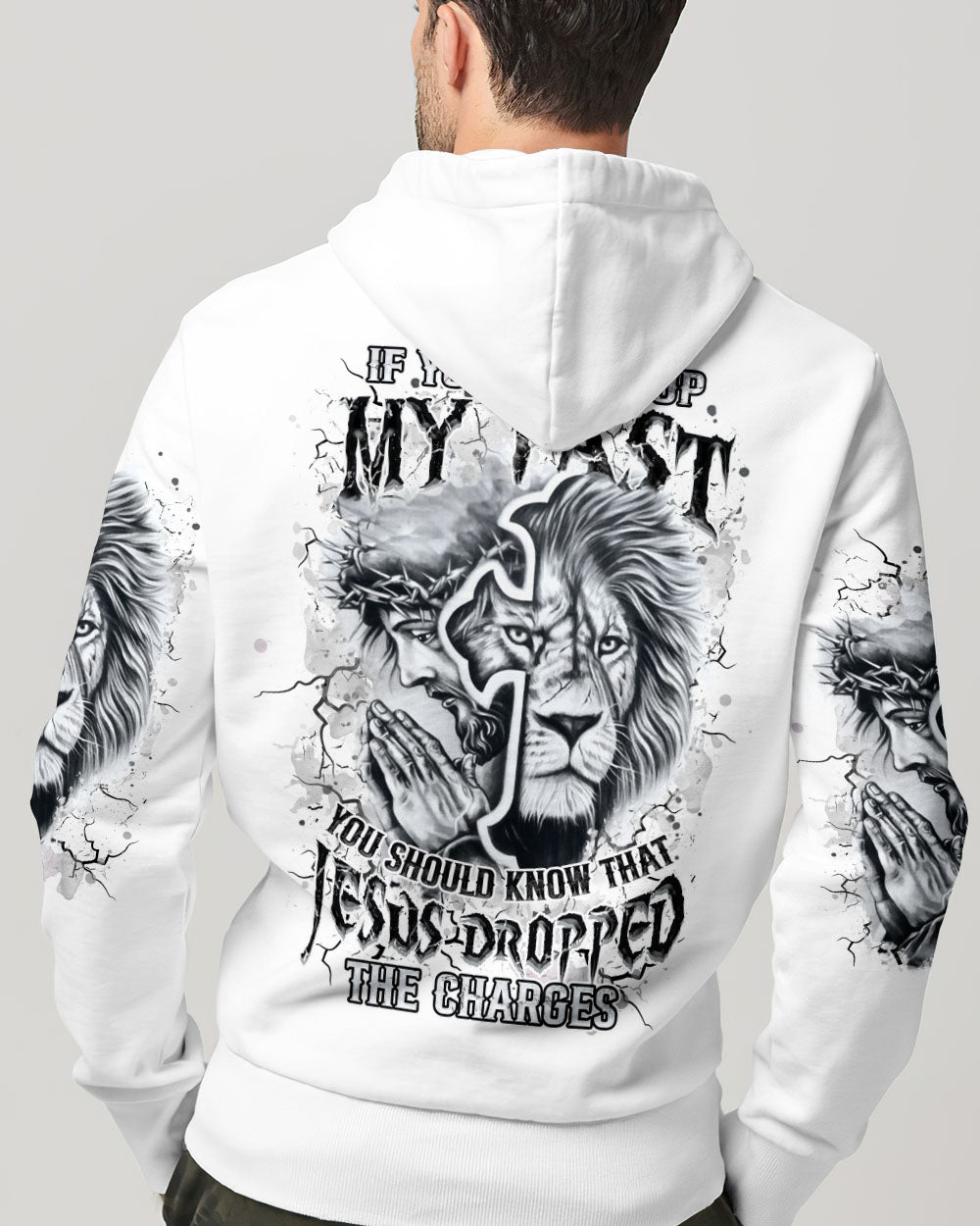 Jesus Dropped The Charges Lion Men's All Over Print Shirt - Yhhn1208241