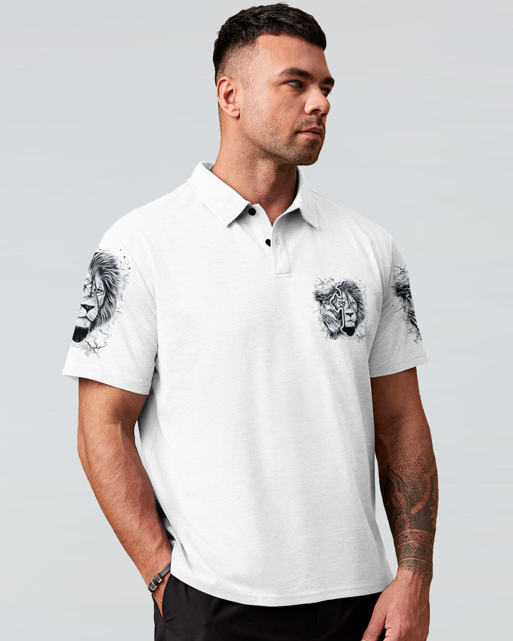 Jesus Dropped The Charges Lion Men's All Over Print Shirt - Yhhn1208241