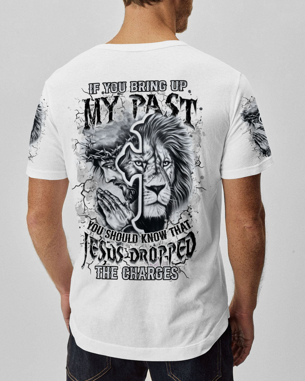 Jesus Dropped The Charges Lion Men's All Over Print Shirt - Yhhn1208241