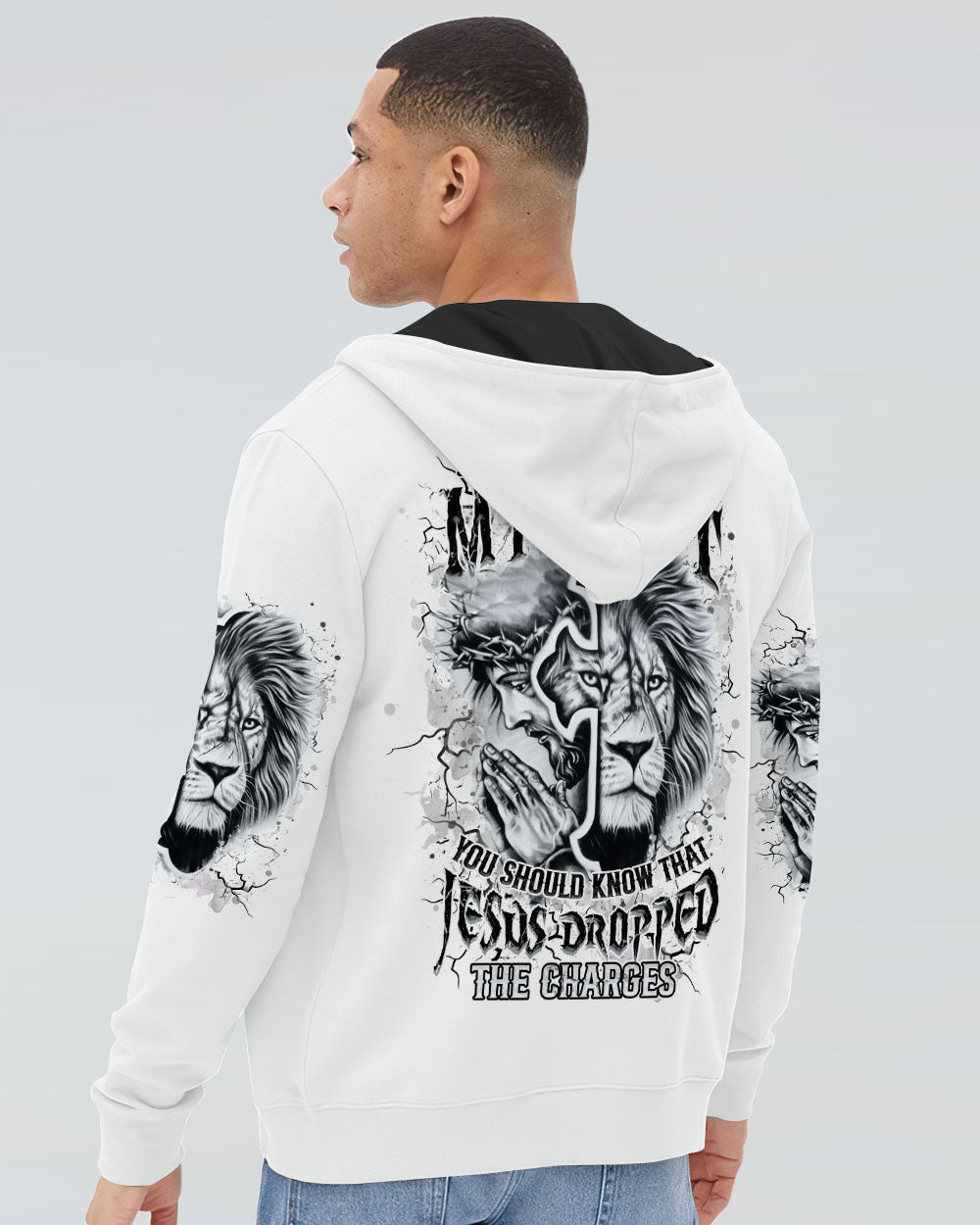 Jesus Dropped The Charges Lion Men's All Over Print Shirt - Yhhn1208241