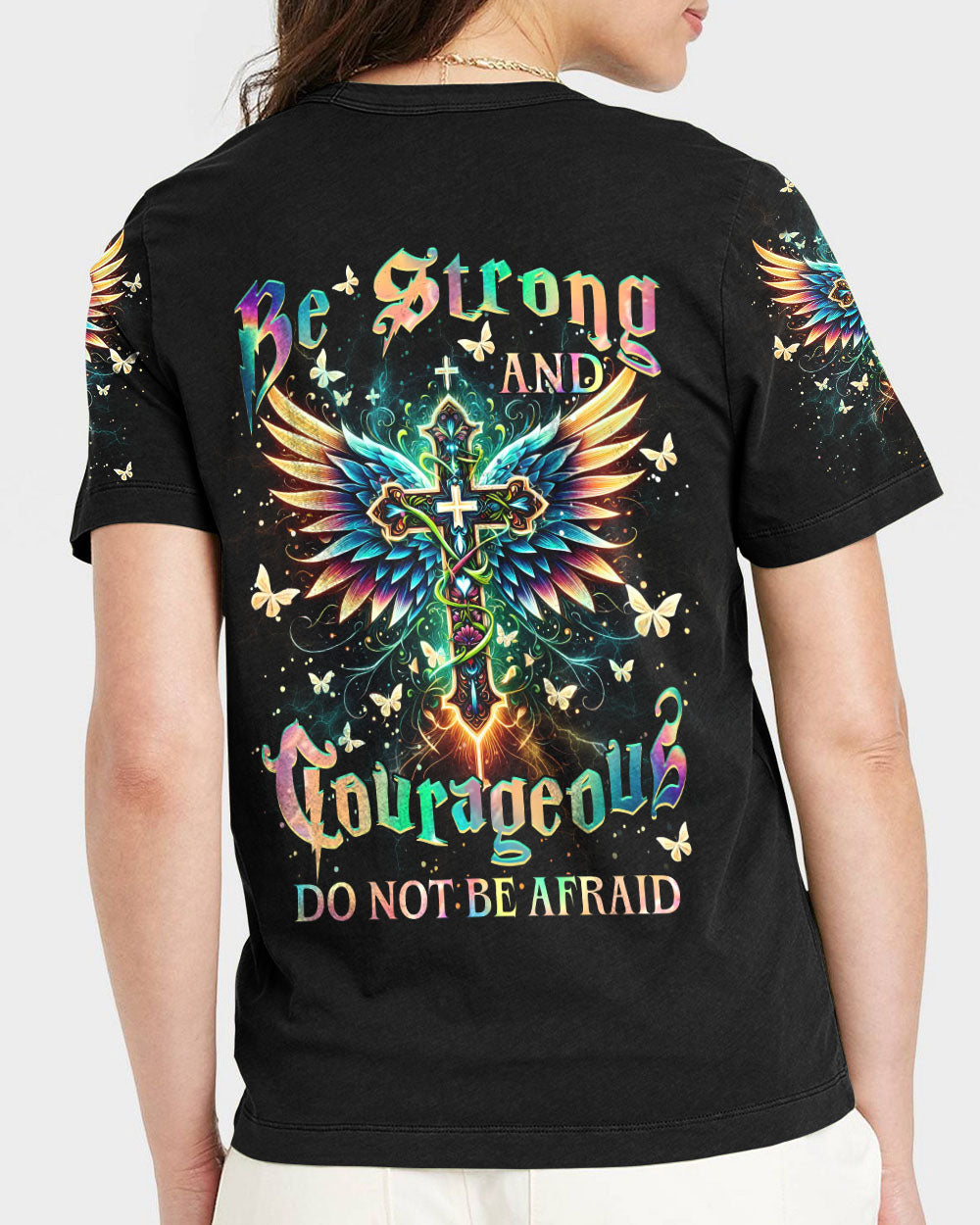 Be Strong And Courageous Women's All Over Print Shirt - Yhhn1912234