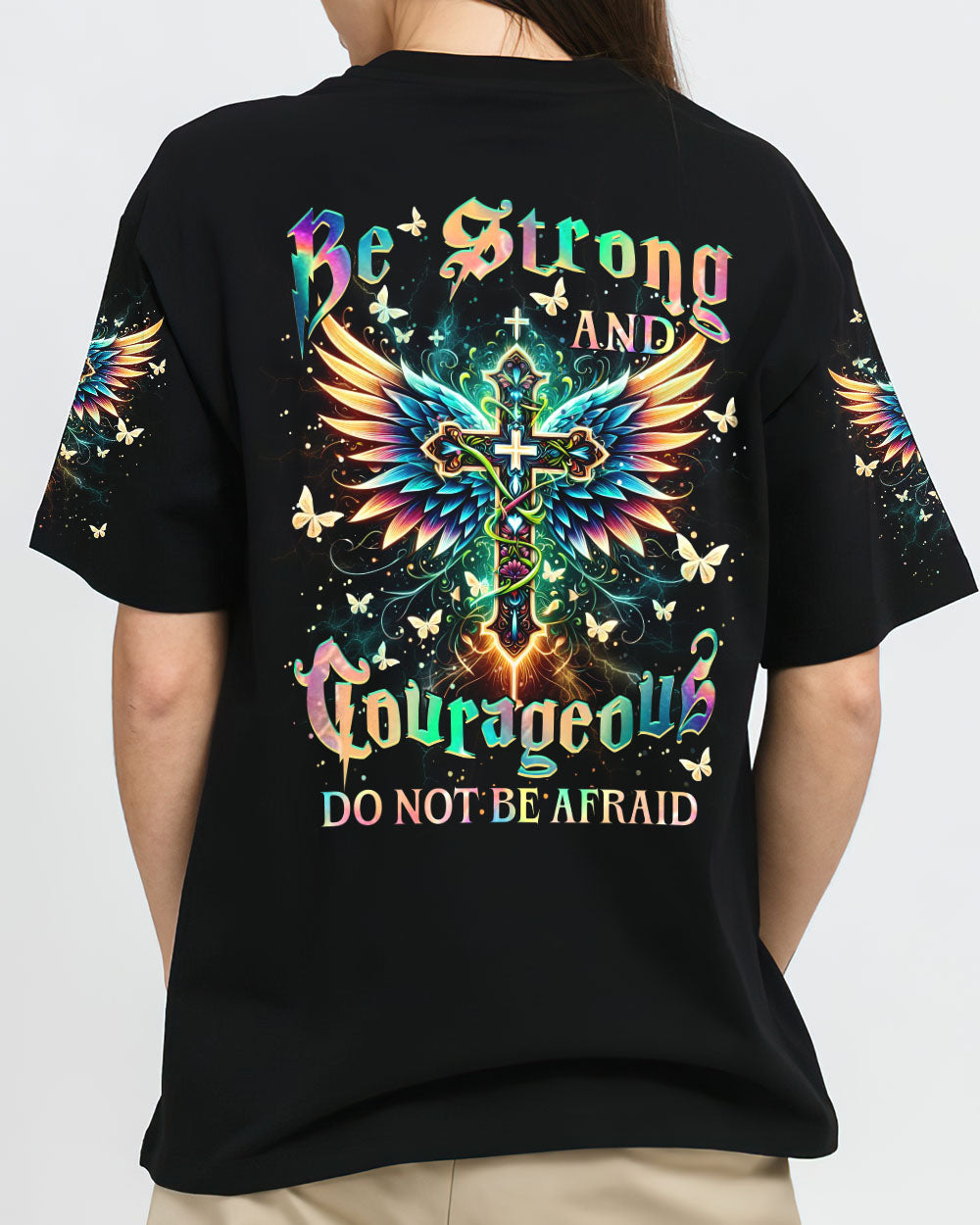Be Strong And Courageous Women's All Over Print Shirt - Yhhn1912234