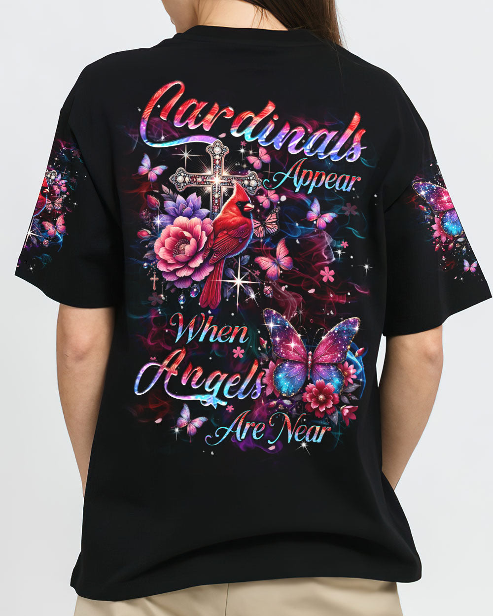 When Cardinals Appear Angels Are Near Women's All Over Print Shirt - Yhhn3112243