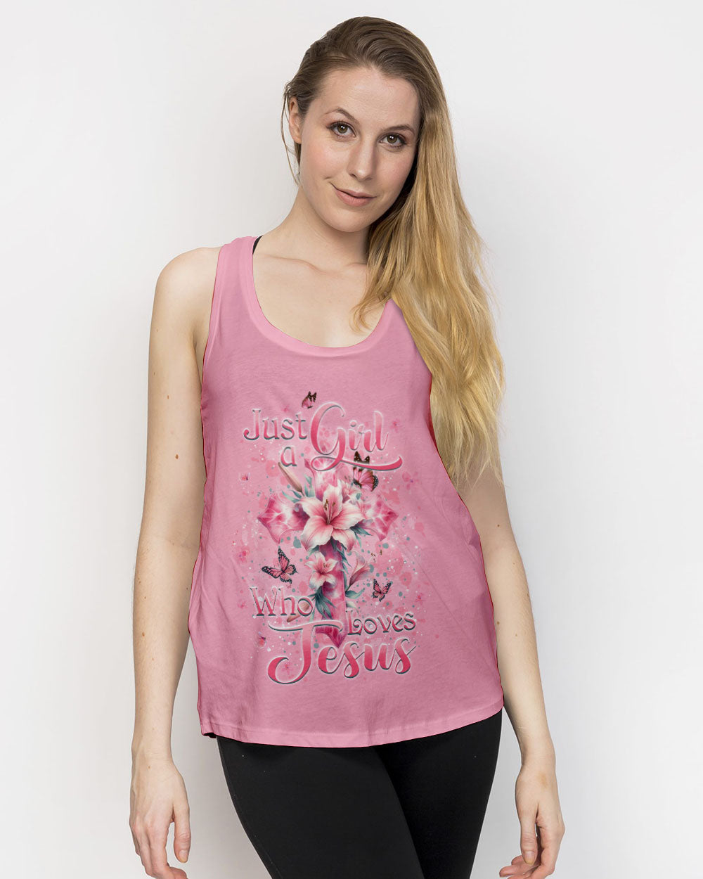 Just A Girl Who Loves Jesus Women's All Over Print Shirt - Yhkd0102241