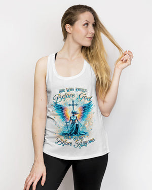 She Who Kneels Before God Women's All Over Print Shirt - Yhkd0301243