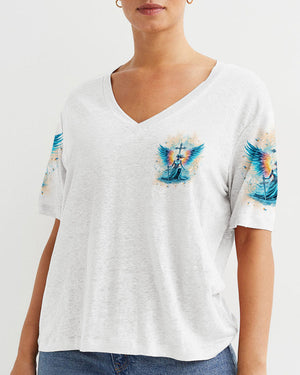 She Who Kneels Before God Women's All Over Print Shirt - Yhkd0301243