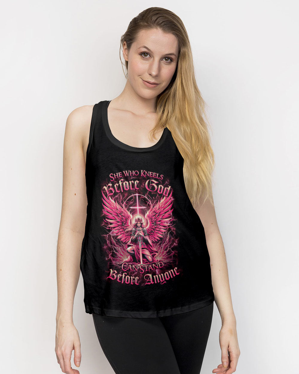 She Who Kneels Before God Women's All Over Print Shirt - Yhkd0304244
