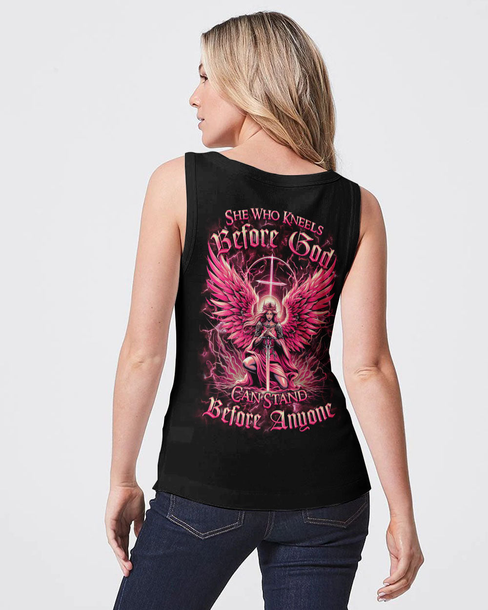 She Who Kneels Before God Women's All Over Print Shirt - Yhkd0304244