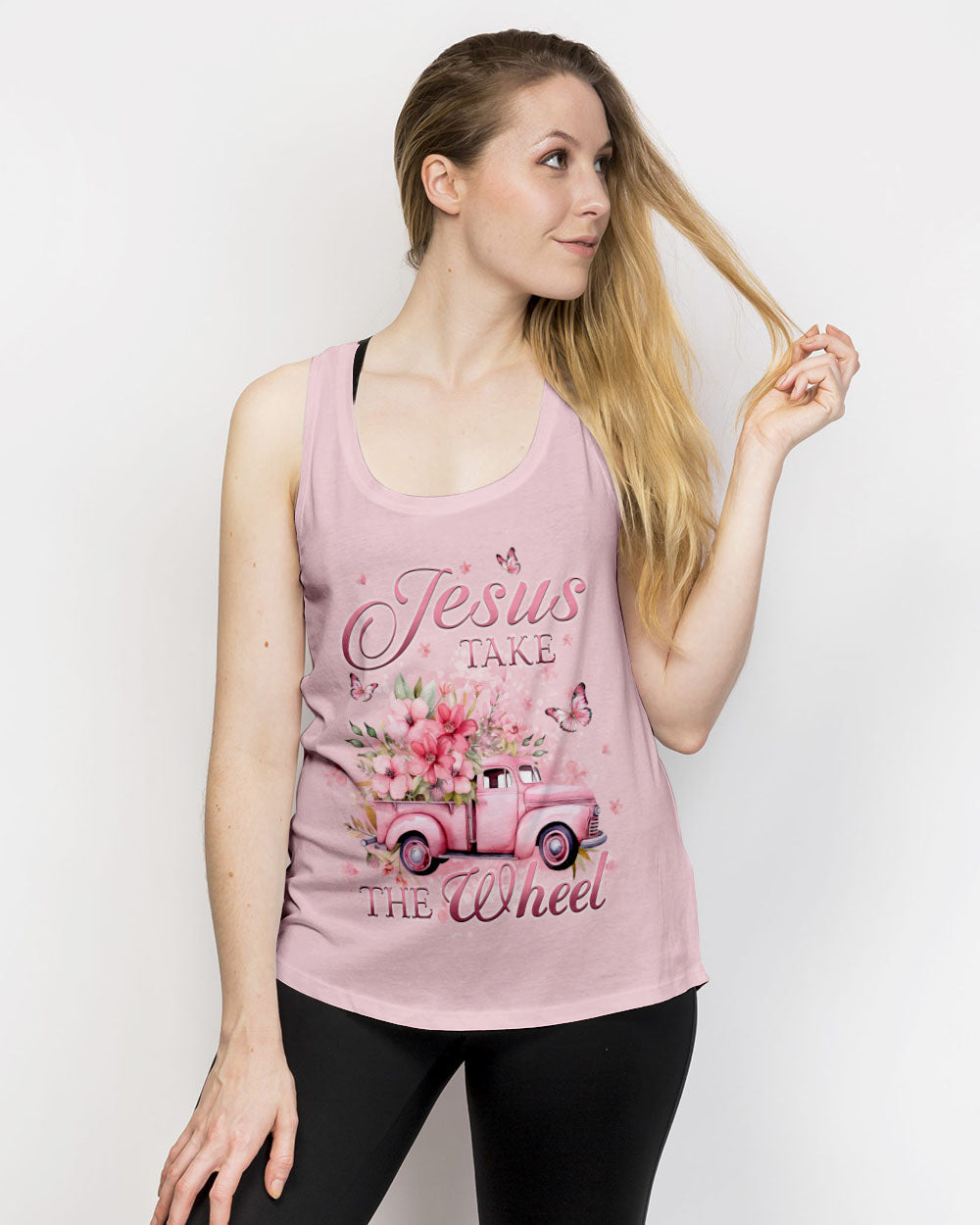 Jesus Take The Wheel Women's All Over Print Shirt - Yhkd0602241