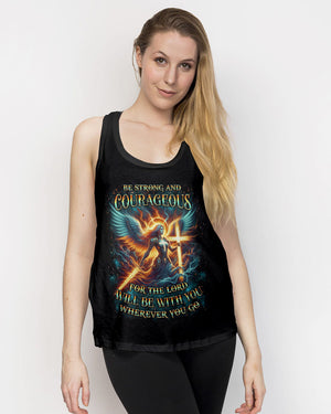Be Strong And Courageous Women's All Over Print Shirt - Yhkd1104241
