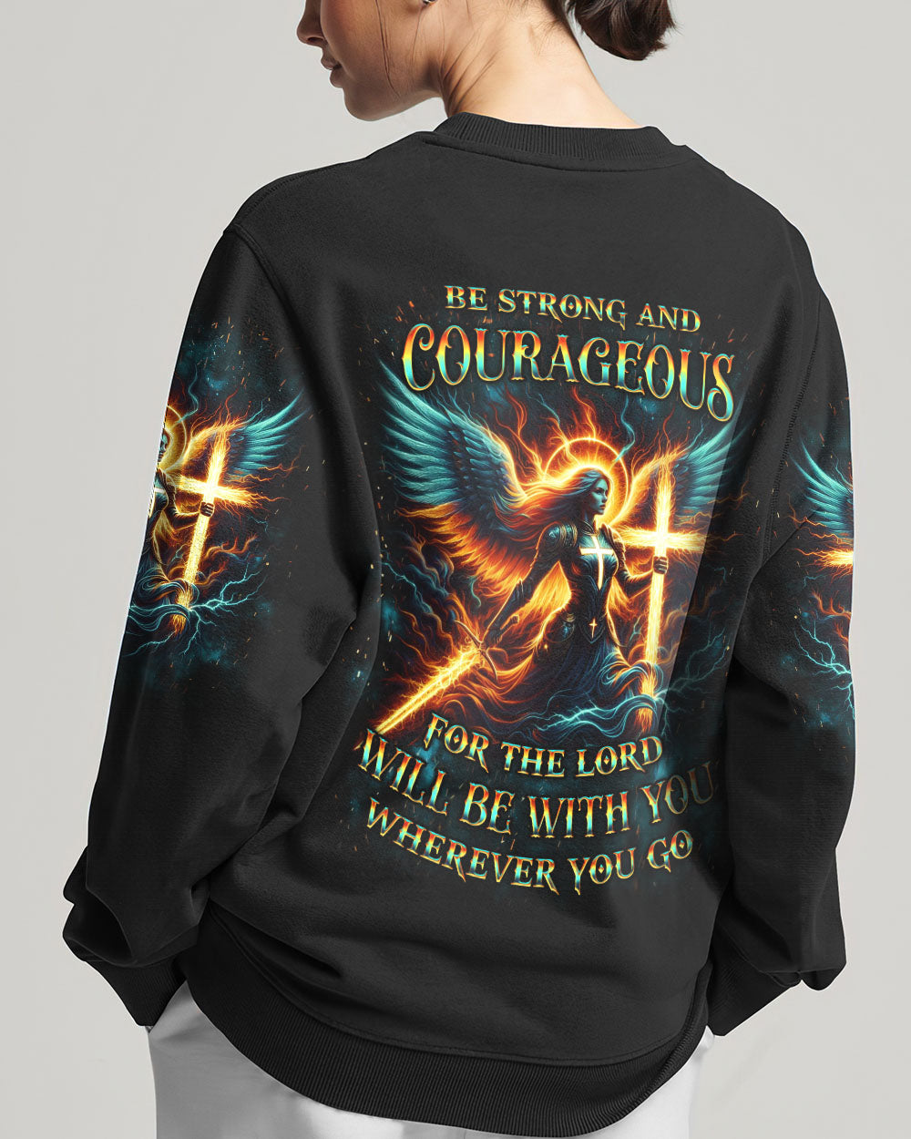 Be Strong And Courageous Women's All Over Print Shirt - Yhkd1104241
