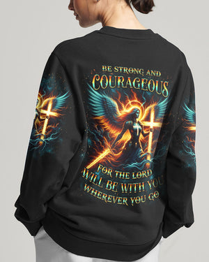 Be Strong And Courageous Women's All Over Print Shirt - Yhkd1104241