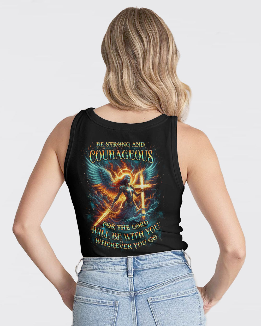 Be Strong And Courageous Women's All Over Print Shirt - Yhkd1104241