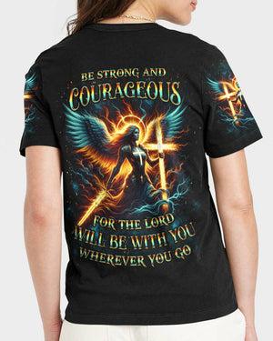 Be Strong And Courageous Women's All Over Print Shirt - Yhkd1104241