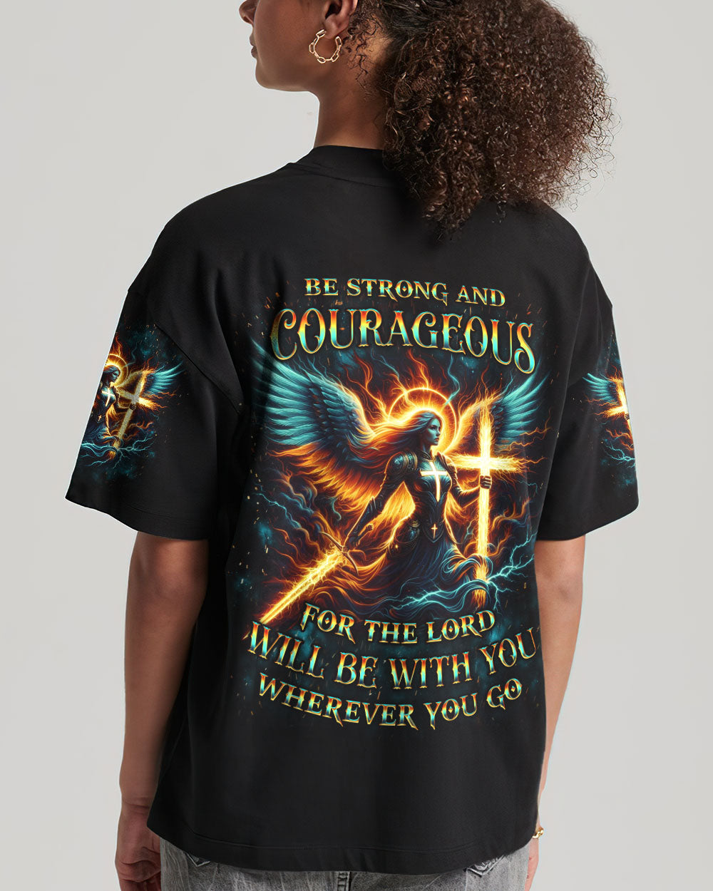 Be Strong And Courageous Women's All Over Print Shirt - Yhkd1104241