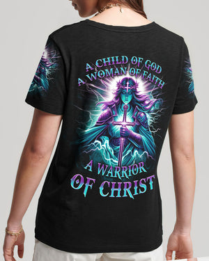 A Child Of God A Woman Of Faith Women's All Over Print Shirt - Yhkd1212231