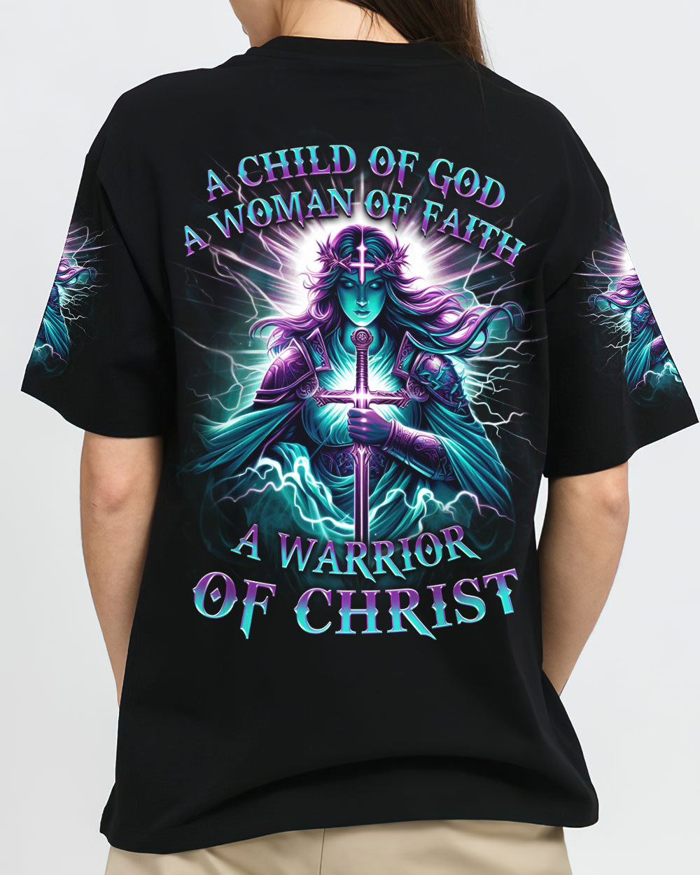 A Child Of God A Woman Of Faith Women's All Over Print Shirt - Yhkd1212231