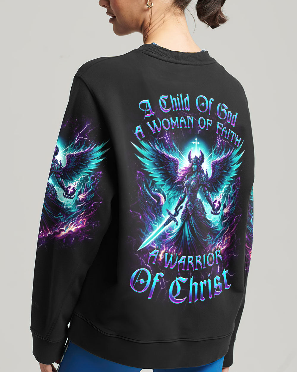 A Child Of God A Woman Of Faith Women's All Over Print Shirt - Yhkd1303244