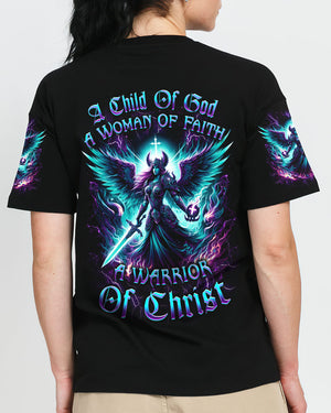 A Child Of God A Woman Of Faith Women's All Over Print Shirt - Yhkd1303244