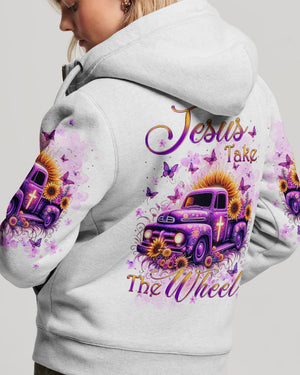 Jesus Take The Wheel Sunflower Women's All Over Print Shirt - Yhkd1502241